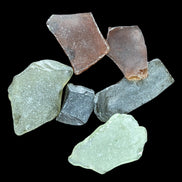 Green and Brown river Glass from Reedy Creek, Eldorado, Victoria - Rocks and Things Store