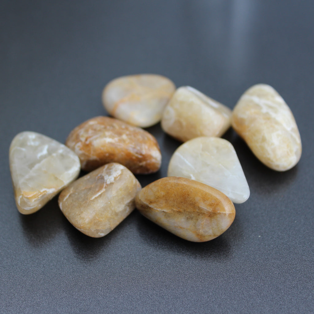 Britannia & Reedy Creek mixed Citrine & Quartz 11 stones 87g Rocks and Things