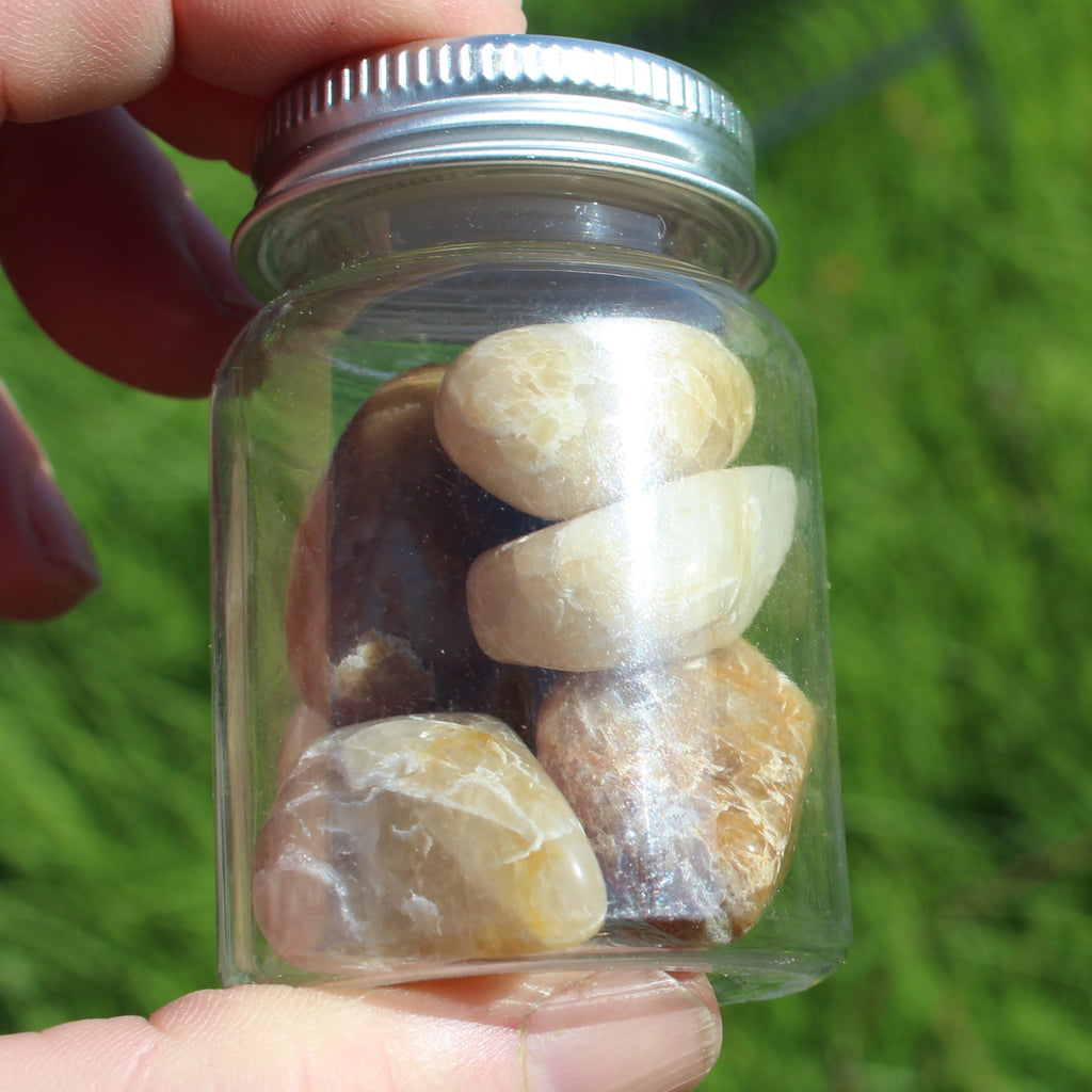 Britannia & Reedy Creek mixed Citrine & Quartz 11 stones 87g Rocks and Things