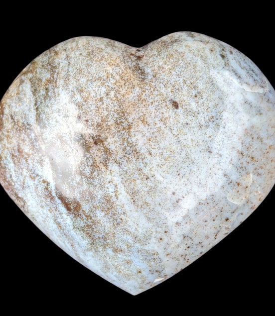 Ocean Jasper heart shape 220g - Rocks and Things Store