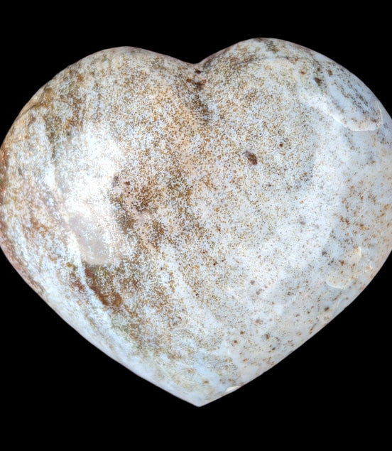 Ocean Jasper heart shape 220g - Rocks and Things Store
