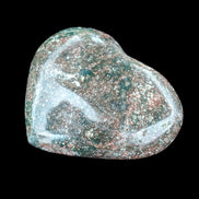 Ocean Jasper heart 176g in sunlight - Rocks and Things Store