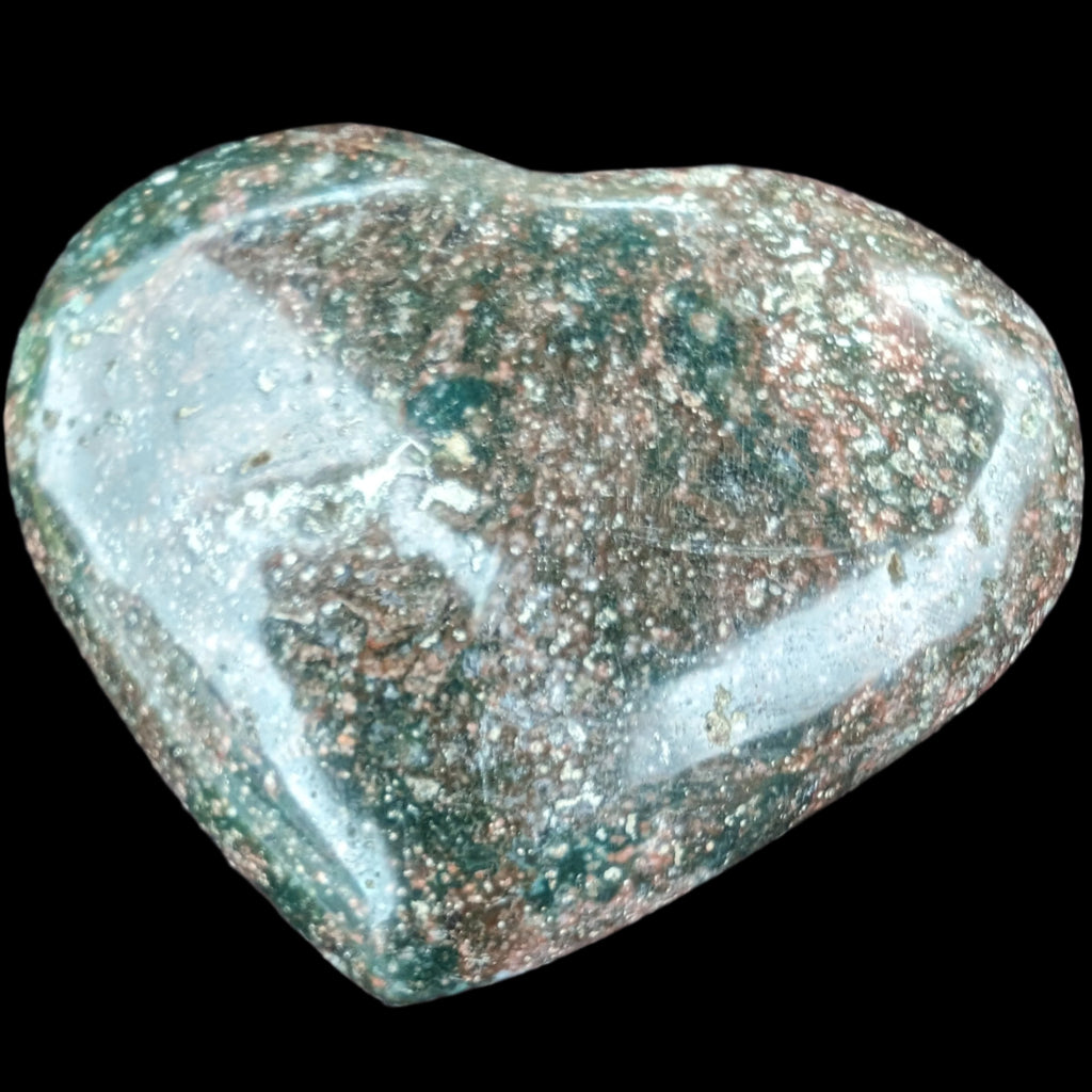 Ocean Jasper heart 176g Rocks and Things