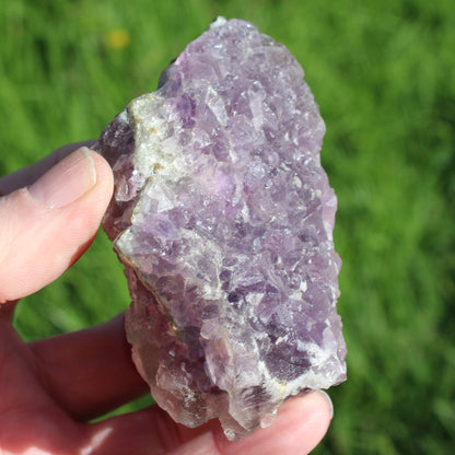 Purple window Fluorite cluster 239g Rocks and Things