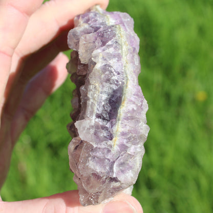 Purple window Fluorite cluster 239g Rocks and Things