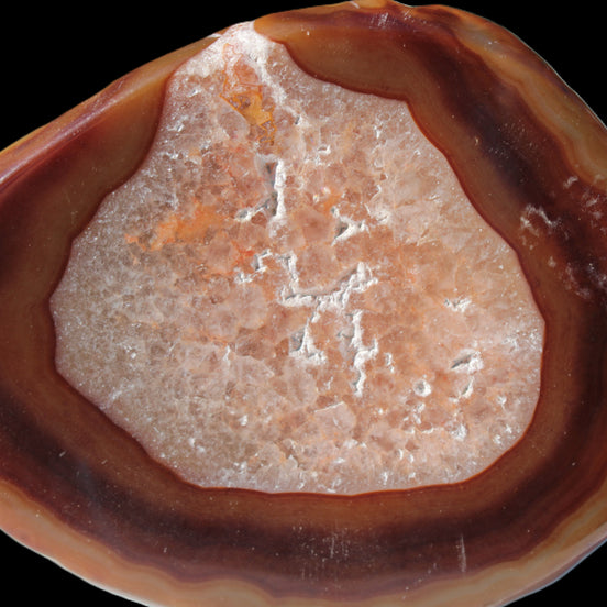 Agate banded slice 472g Rocks and Things