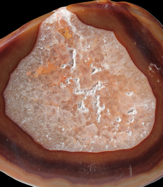 Agate banded slice 472g Rocks and Things