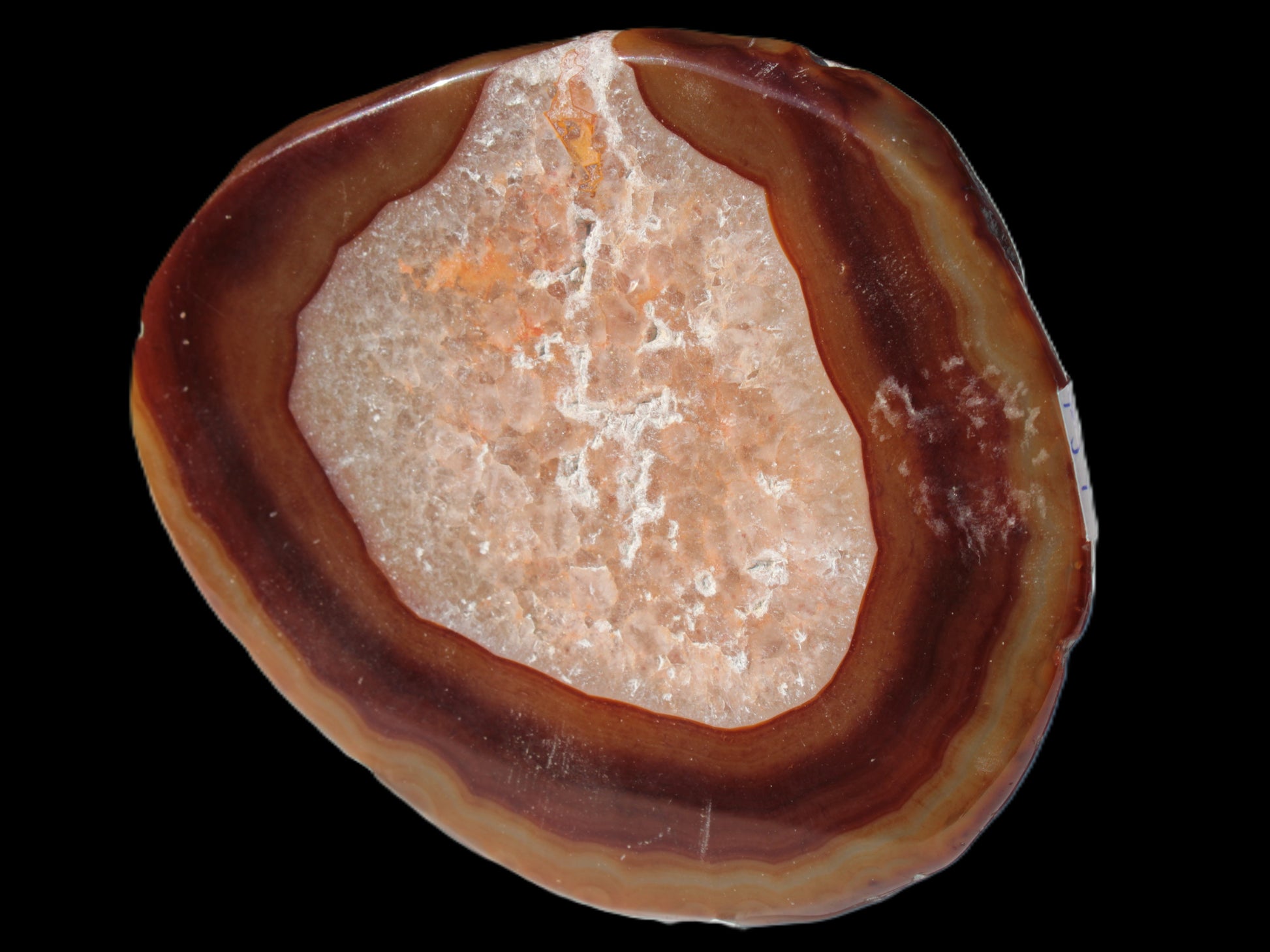 Agate banded slice 472g Rocks and Things