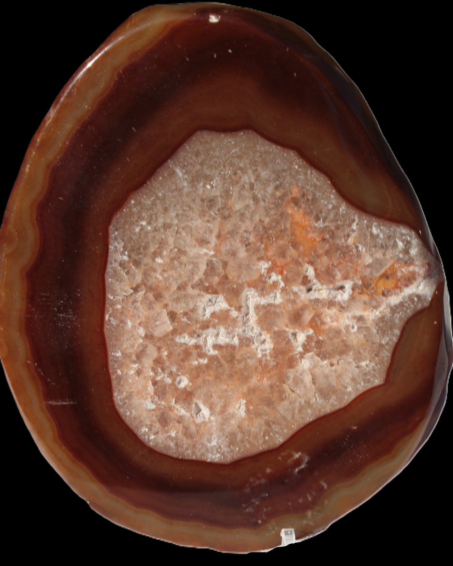 Agate banded slice 472g Rocks and Things