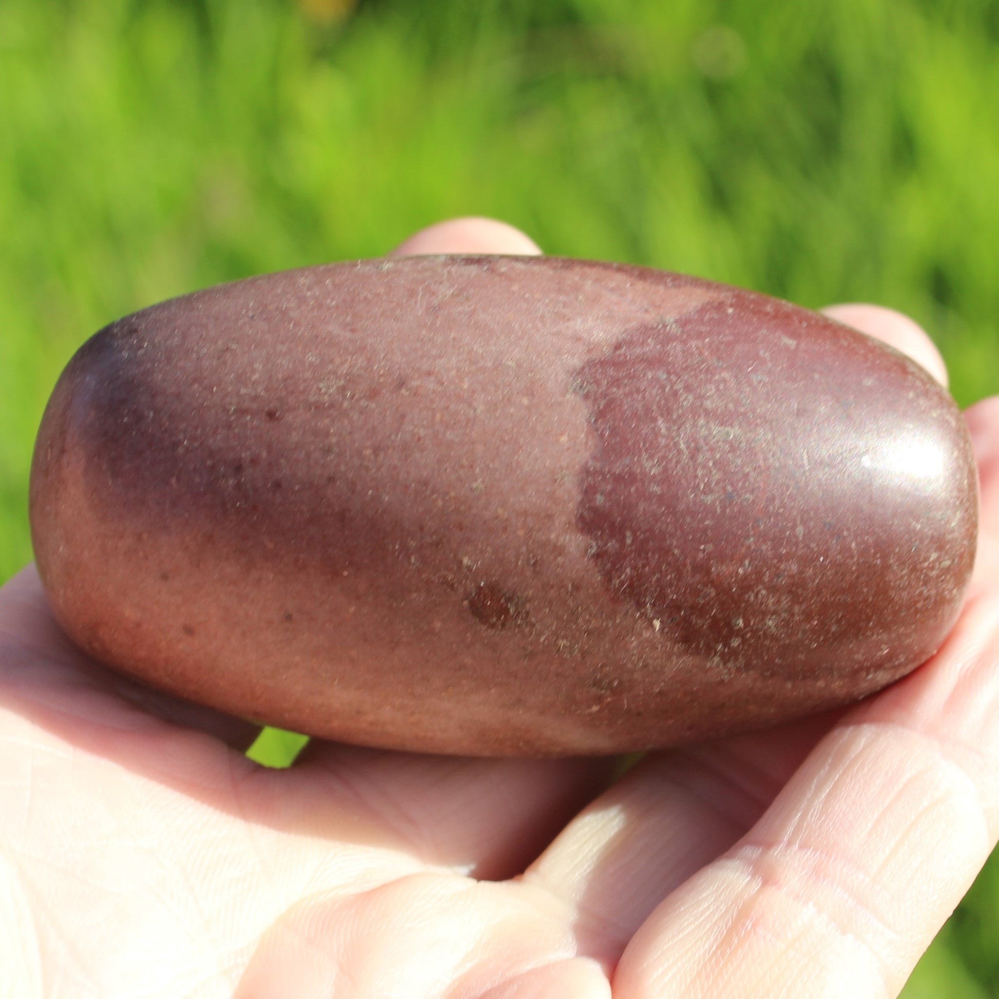 Shiva Lingam Stone from Narmada River, India 124g Rocks and Things