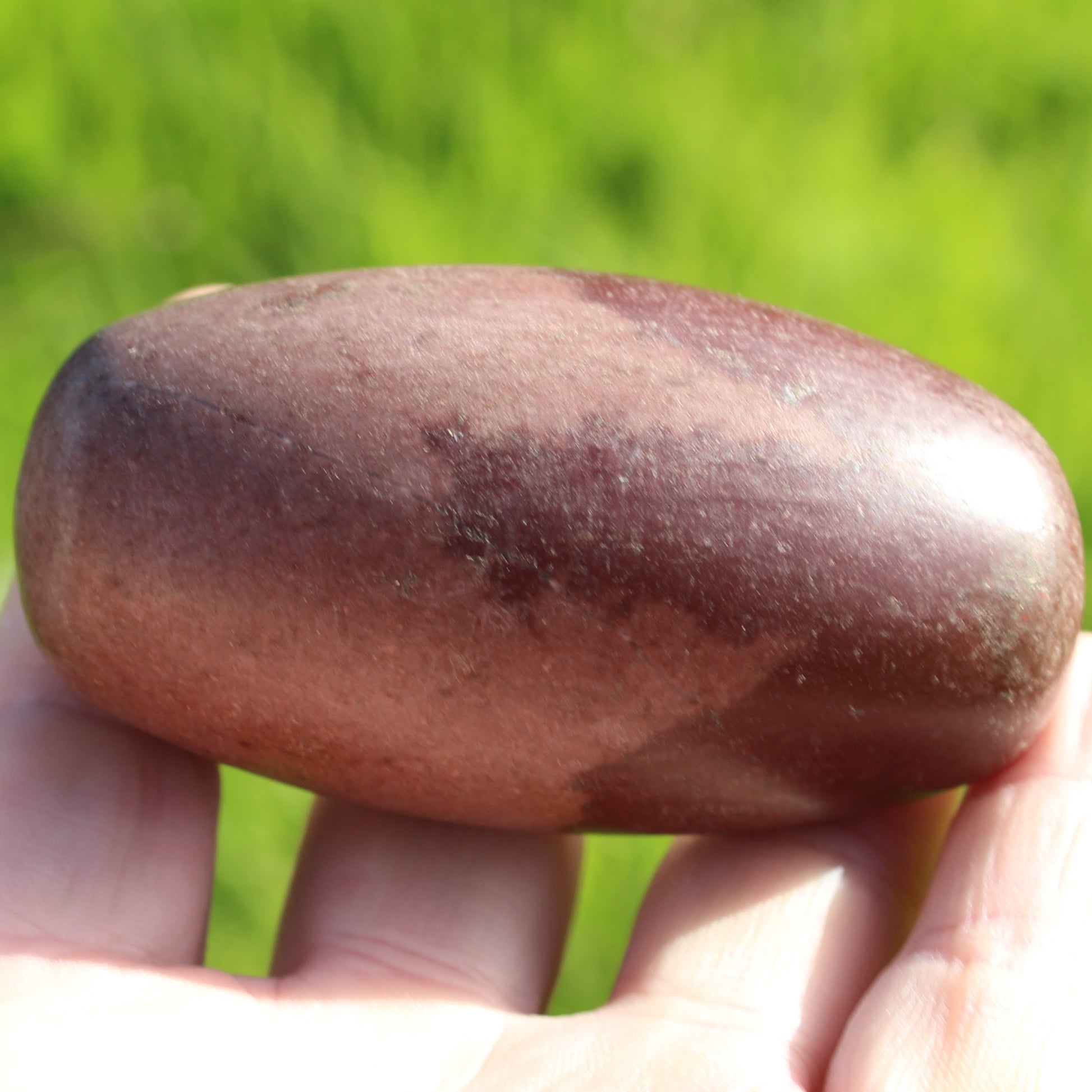 Shiva Lingam Stone from Narmada River, India 124g Rocks and Things