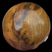Yellow Jasper sphere 520g in sunlight - Rocks and Things Store