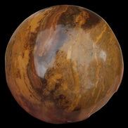 Yellow Jasper sphere 520g in sunlight - Rocks and Things Store