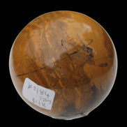 Yellow Jasper sphere 520g in sunlight - Rocks and Things Store