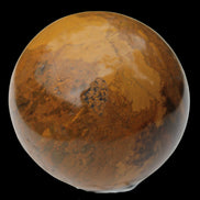 Yellow Jasper sphere 520g in sunlight - Rocks and Things Store