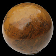 Yellow Jasper sphere 520g in sunlight - Rocks and Things Store