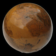 Yellow Jasper sphere 520g in sunlight - Rocks and Things Store