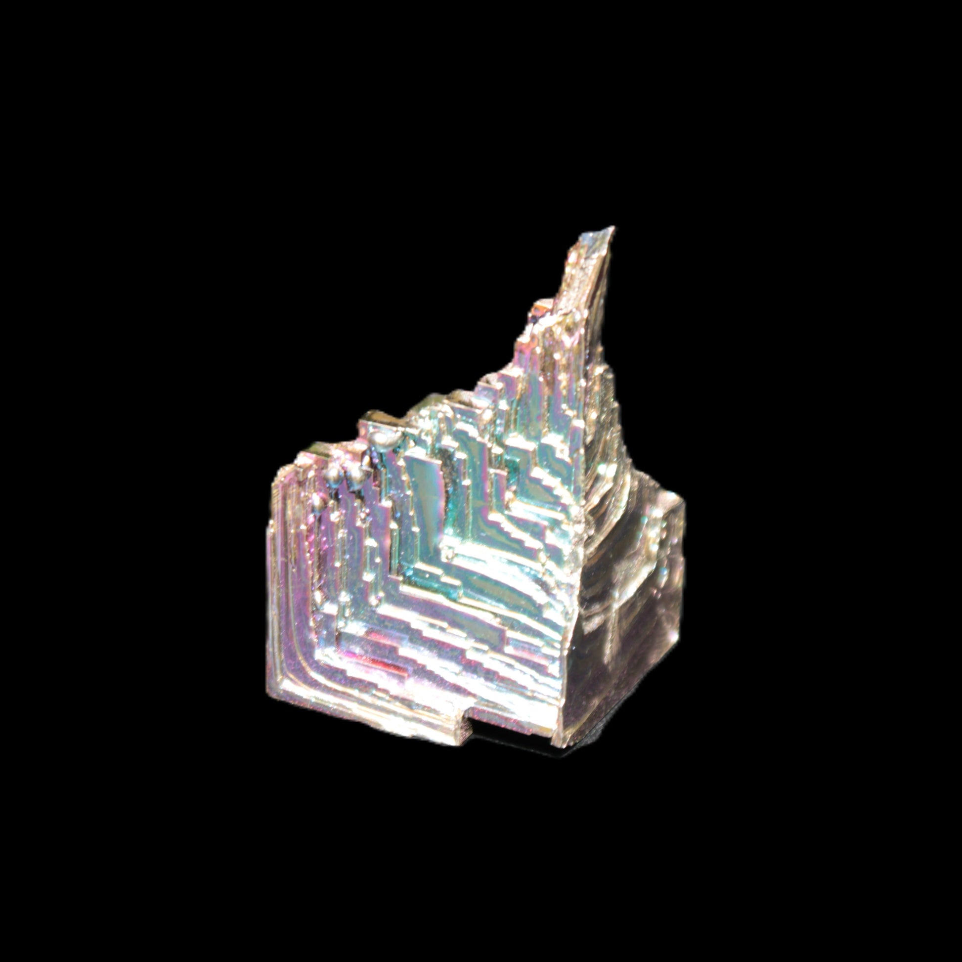 Bismuth castle crystal 26-41g in sunshine - Rocks and Things Store