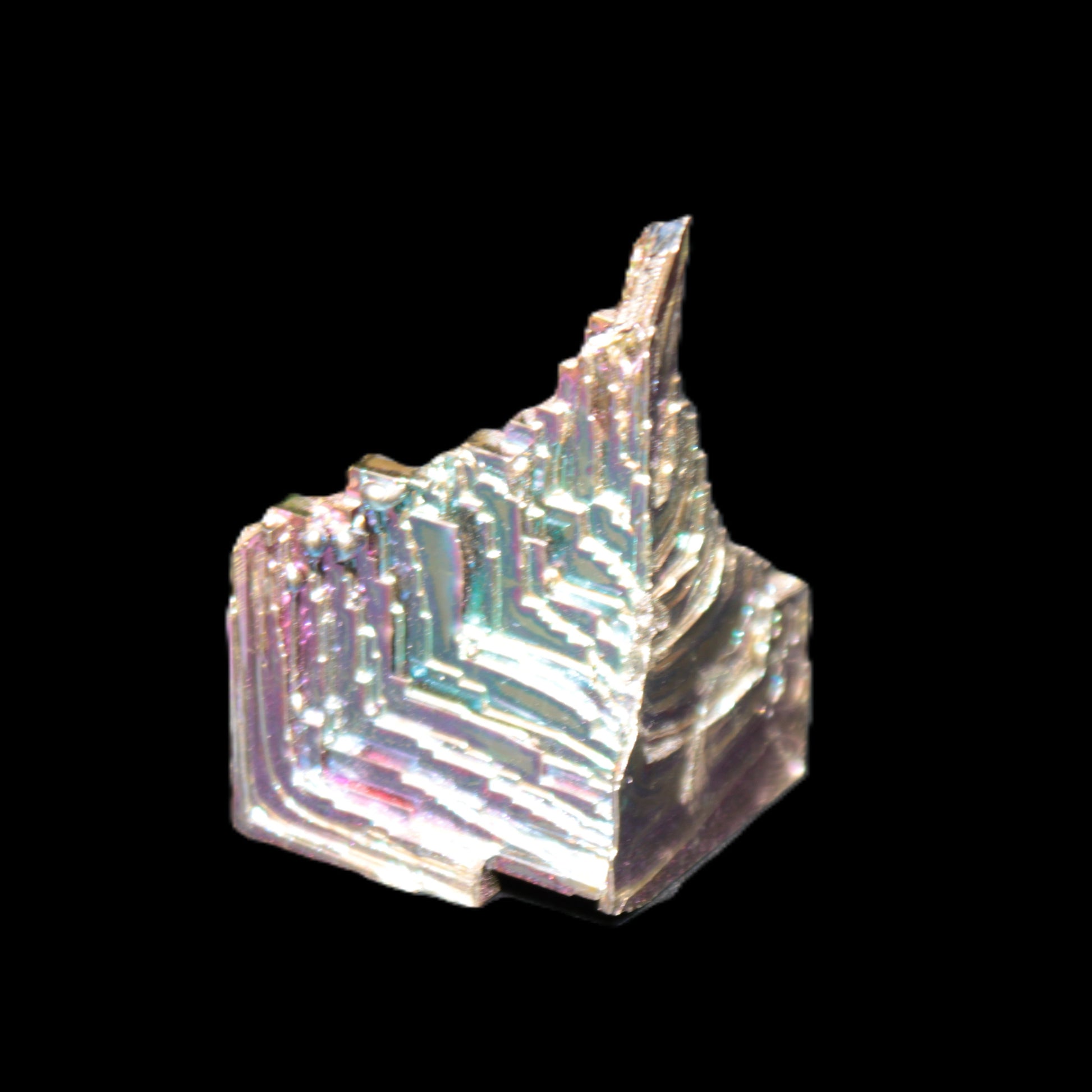 Bismuth castle crystal 26-41g in sunshine - Rocks and Things Store