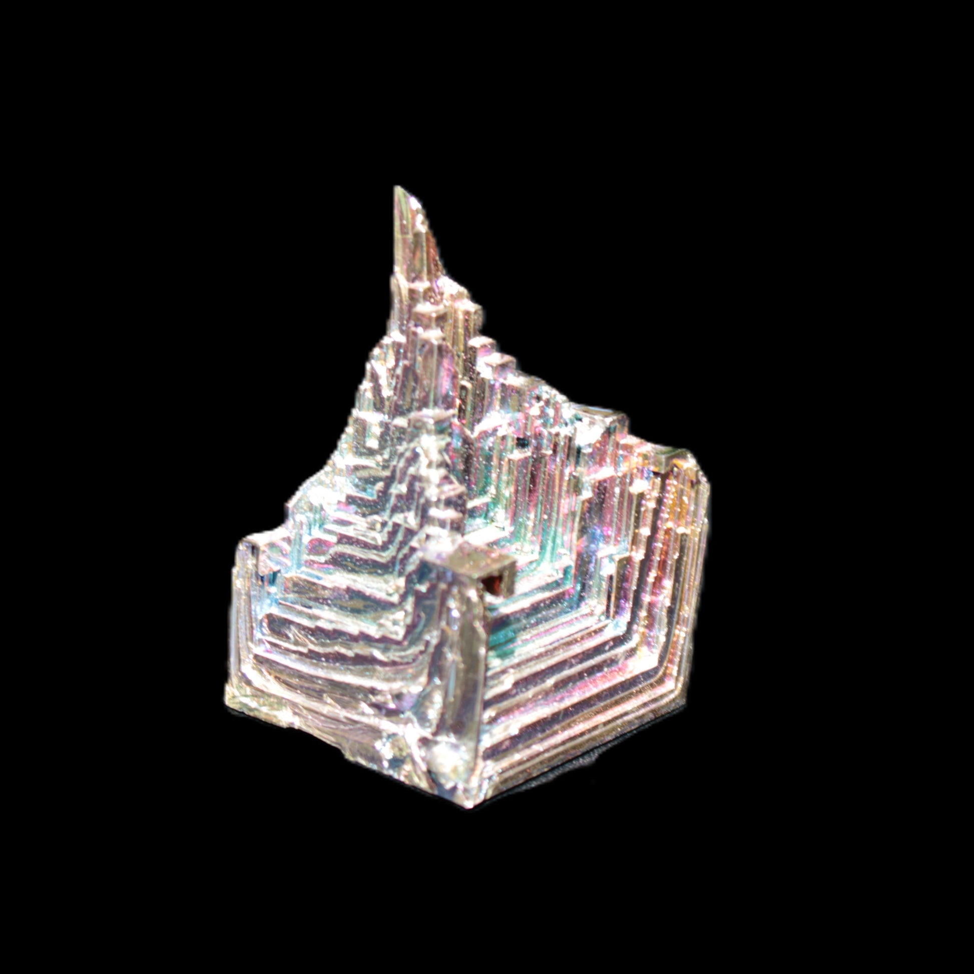 Bismuth castle crystal 26-41g in sunshine - Rocks and Things Store