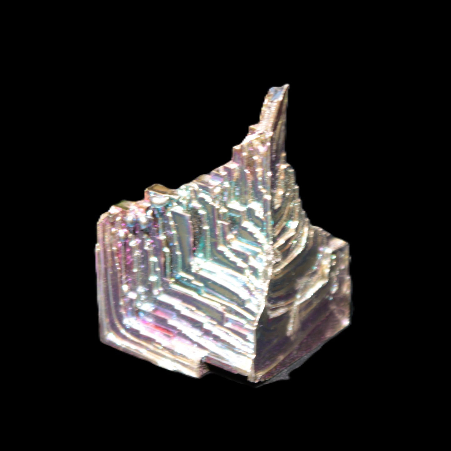 Bismuth castle crystal 26-41g in sunshine - Rocks and Things Store