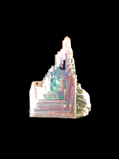 Bismuth castle crystal 26-41g in sunshine - Rocks and Things Store