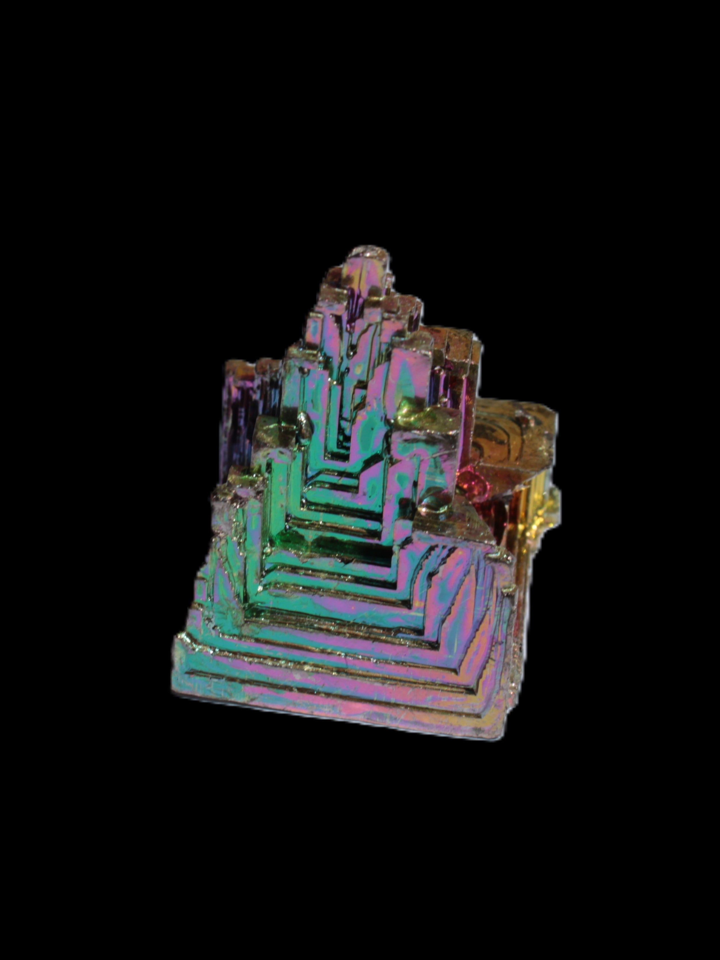 Bismuth castle crystal 26-41g Rocks and Things