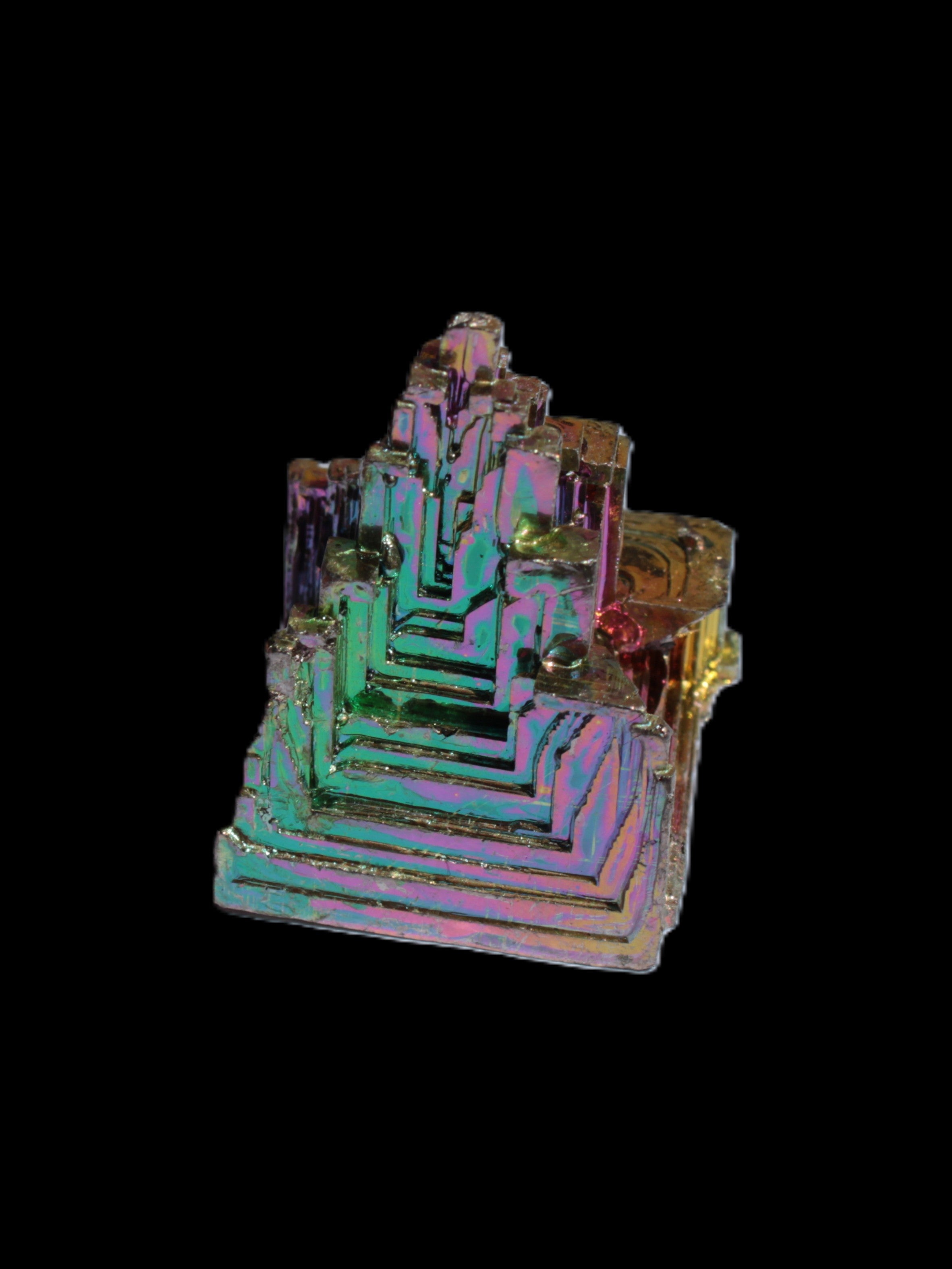 Bismuth castle crystal 26-41g Rocks and Things