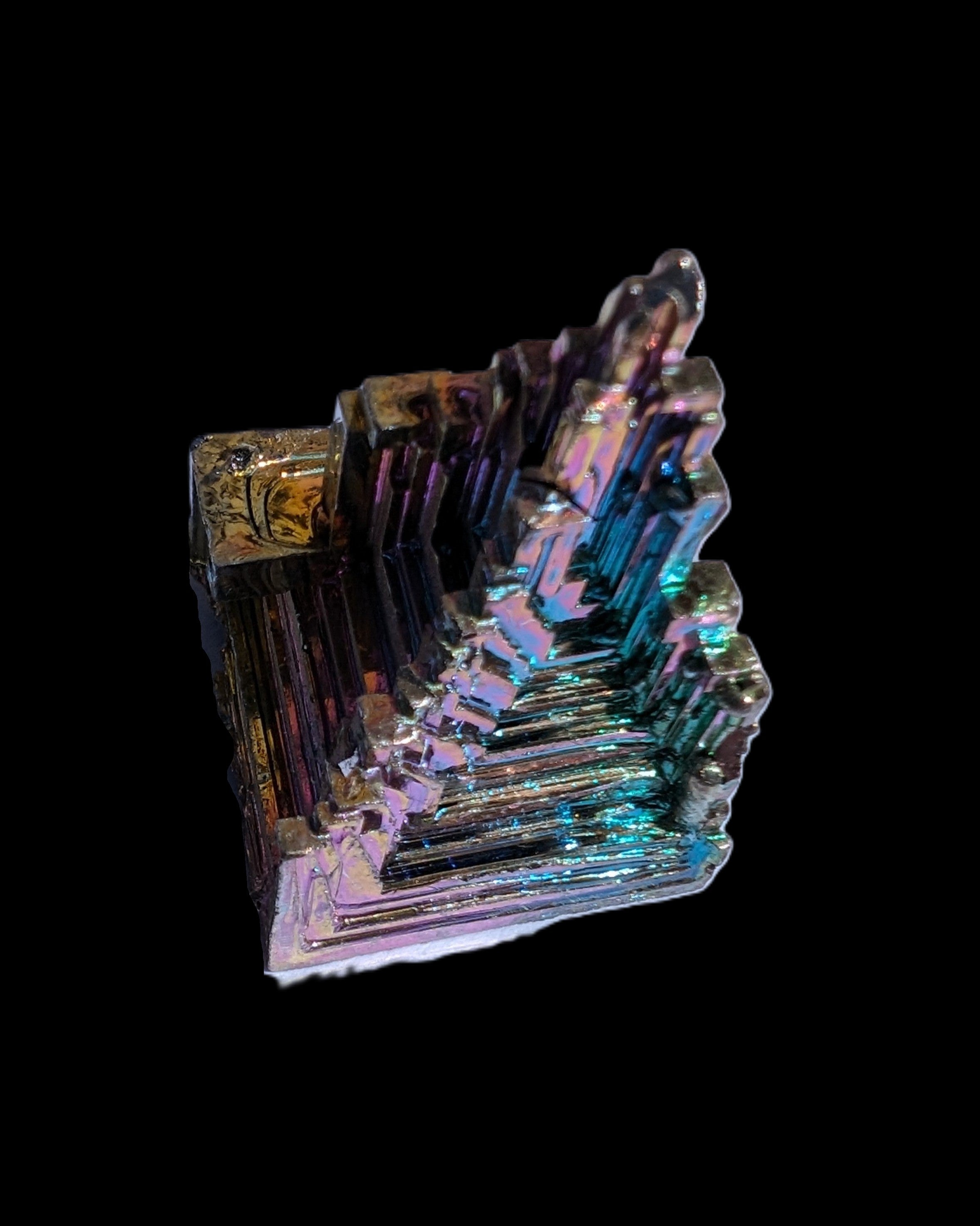 Bismuth castle crystal 26-41g  - Rocks and Things Store