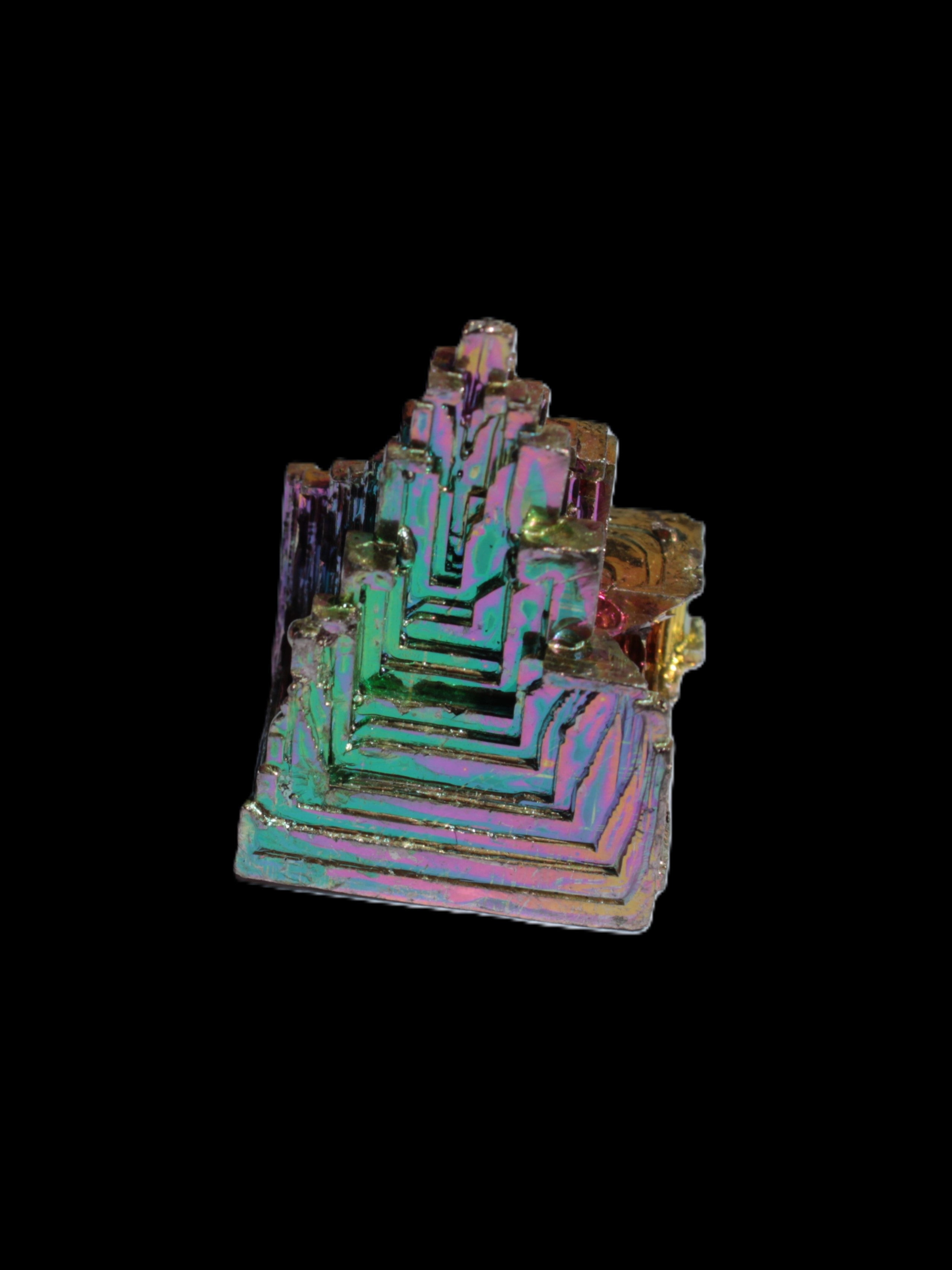 Bismuth castle crystal 26-41g Rocks and Things