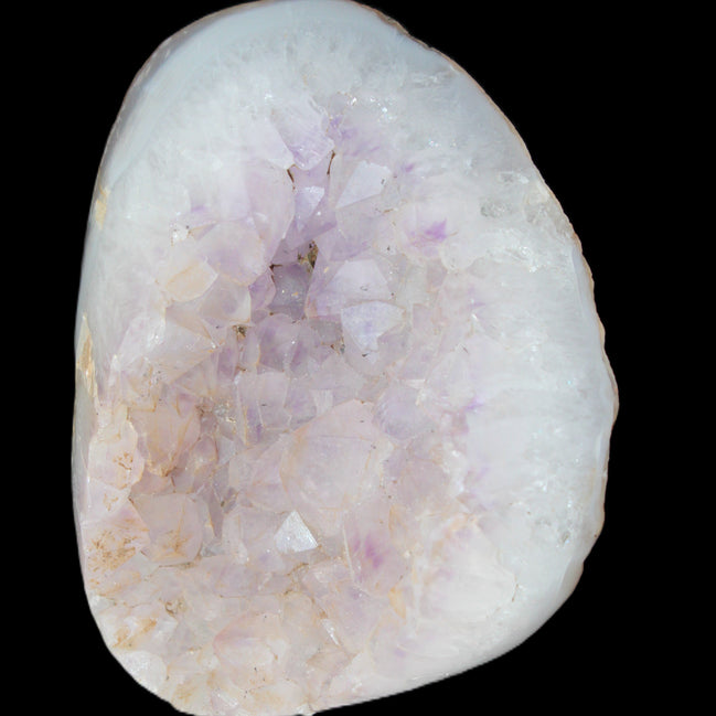 Amethyst with Agate geode 435g in sunlight - Rocks and Things Store