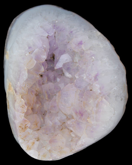 Amethyst with Agate geode 435g in sunlight - Rocks and Things Store