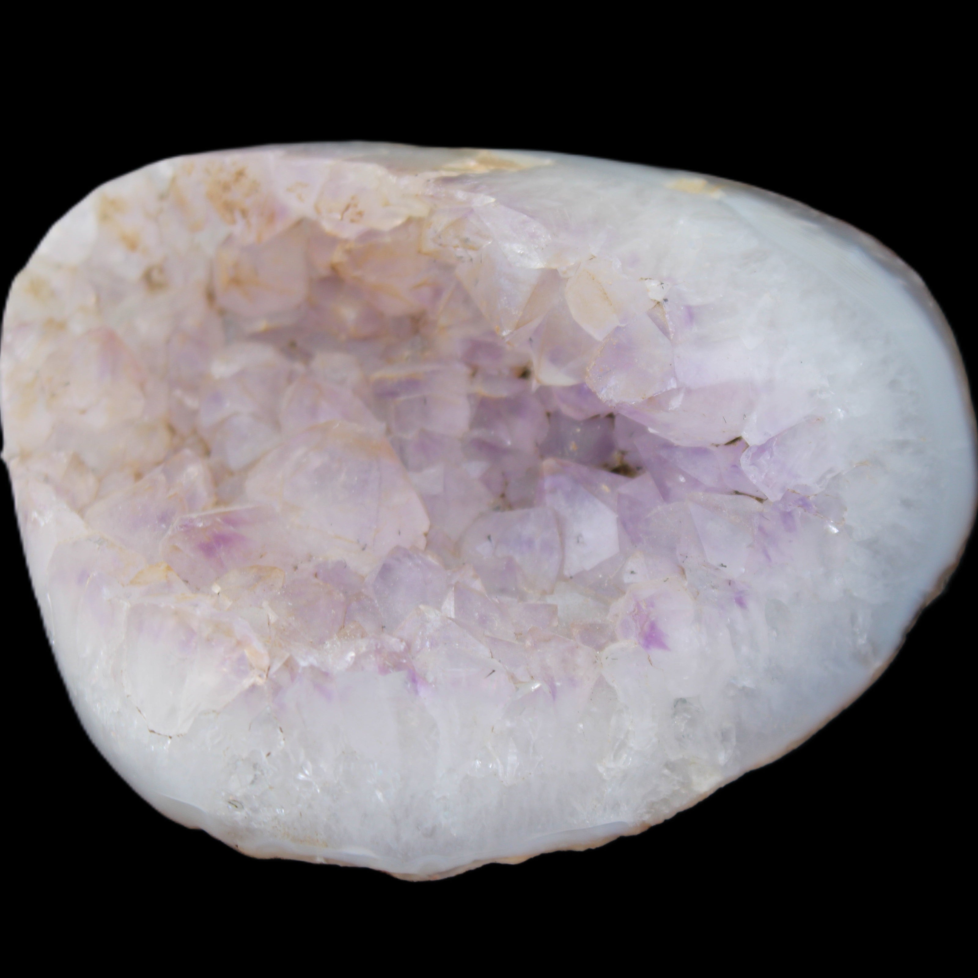 Amethyst with Agate geode 435g in sunlight - Rocks and Things Store