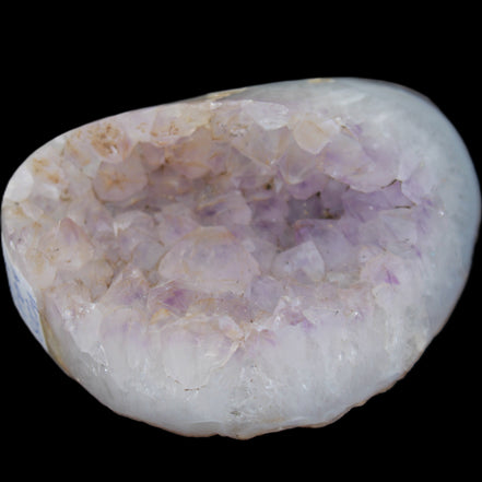 Amethyst with Agate geode 435g in sunlight - Rocks and Things Store