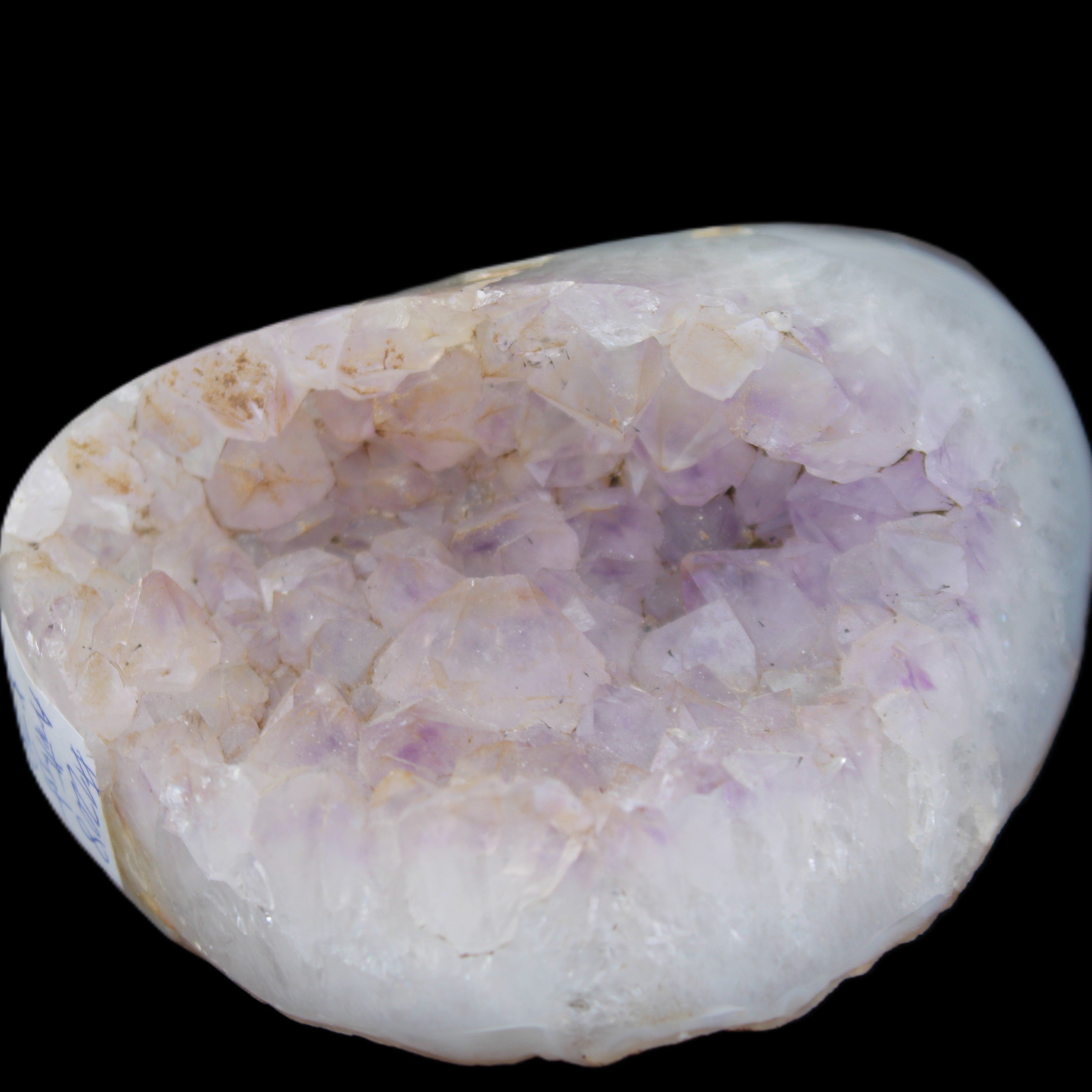 Amethyst with Agate geode 435g in sunlight - Rocks and Things Store