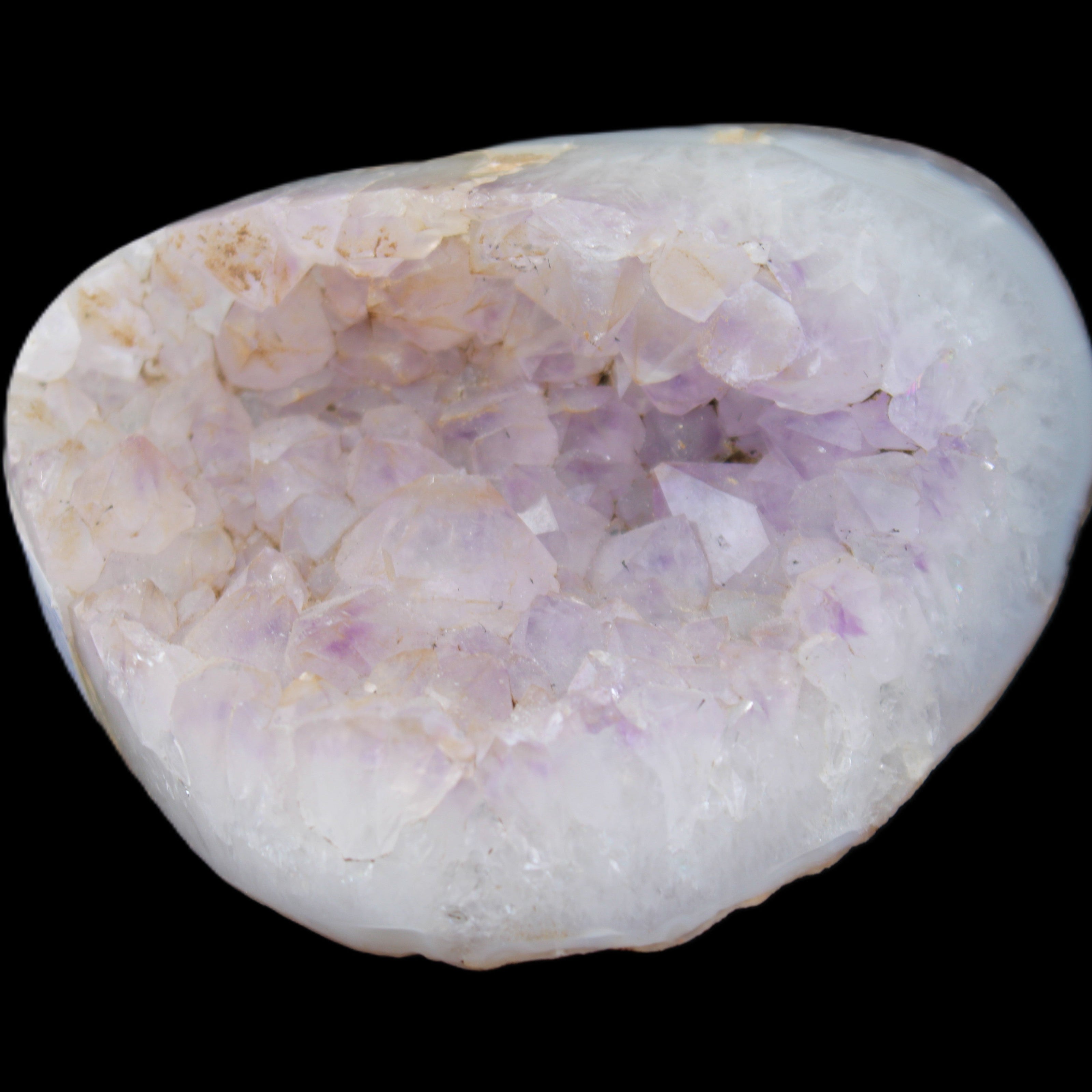 Amethyst with Agate geode 435g in sunlight - Rocks and Things Store