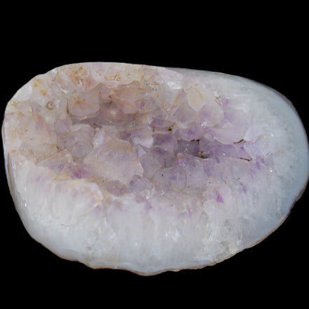 Amethyst with Agate geode 435g in sunlight - Rocks and Things Store