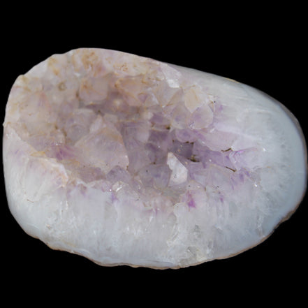 Amethyst with Agate geode 435g in sunlight - Rocks and Things Store