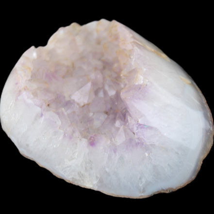 Amethyst with Agate geode 435g in sunlight - Rocks and Things Store