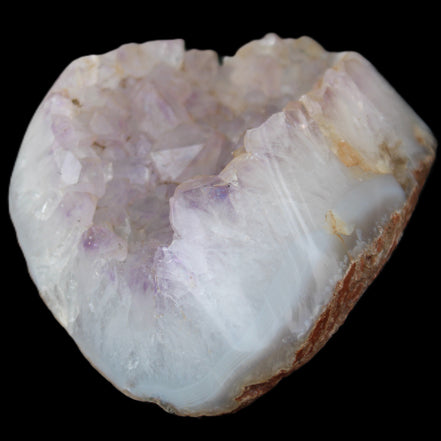 Amethyst with Agate geode 435g in sunlight - Rocks and Things Store