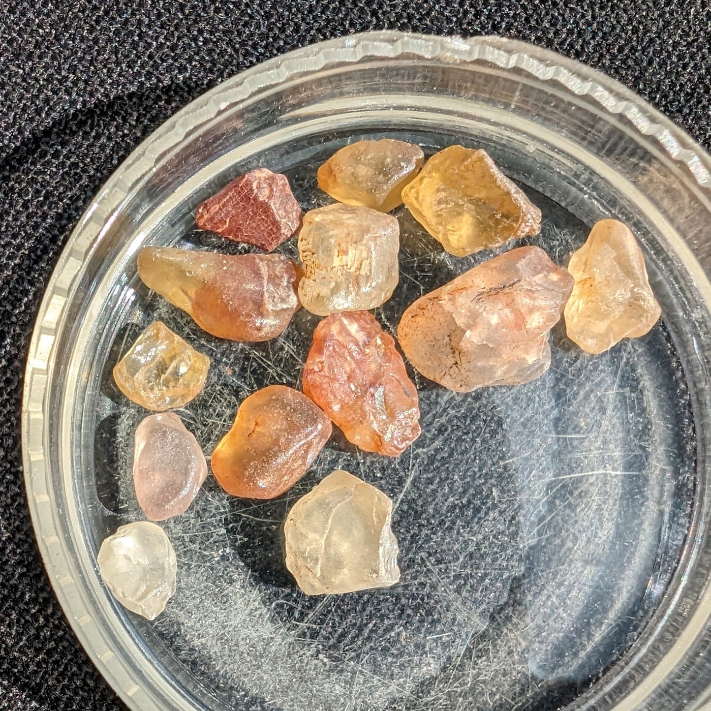 Zircon crystals from Madagascar 3g