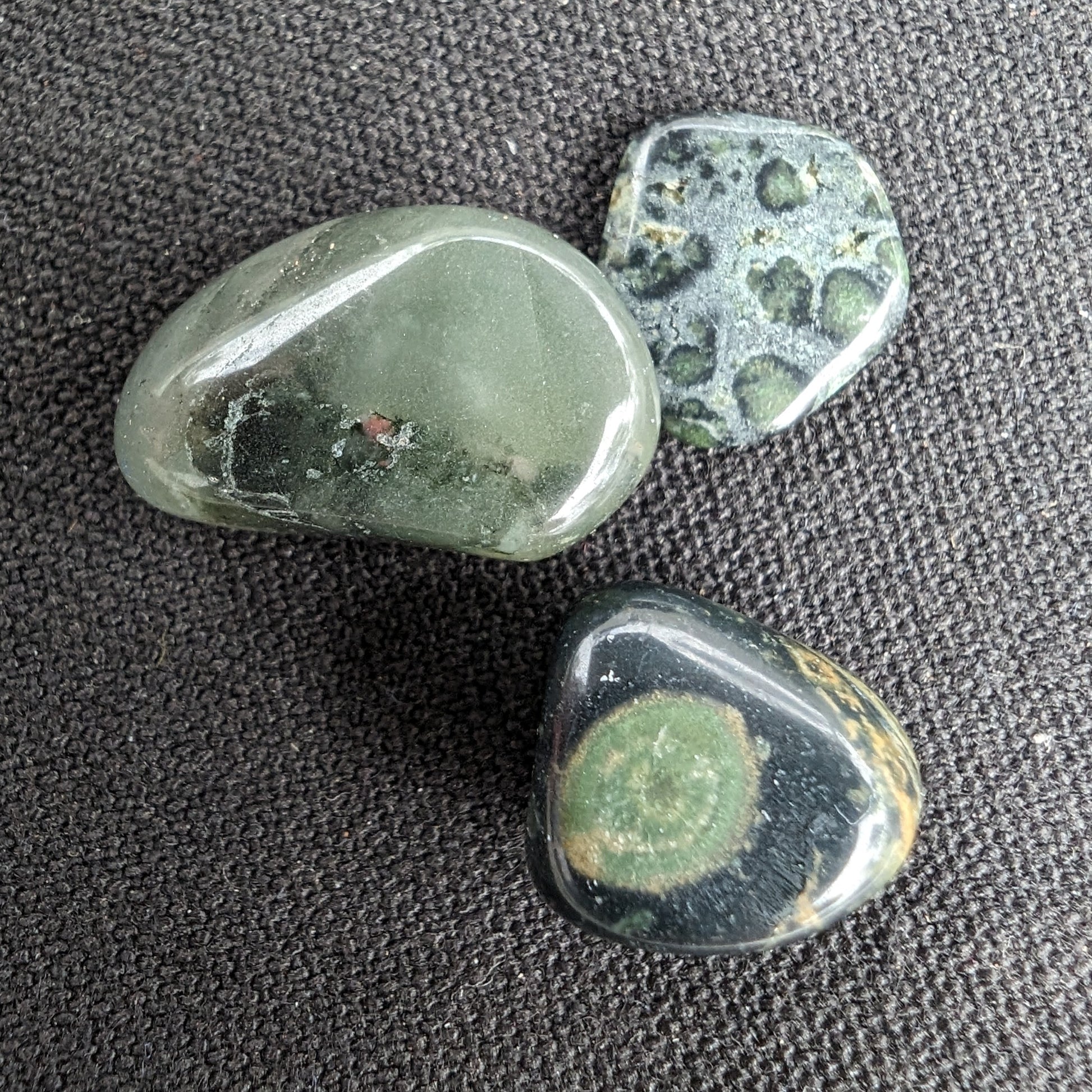 Kambaba Jasper Stromatalite fossil 3 stones approx 6g Rocks and Things