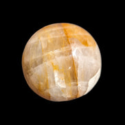 Yellow flower Calcite sphere from Madagascar 436g in sunshine - Rocks and Things Store