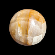 Yellow flower Calcite sphere from Madagascar 436g in sunshine - Rocks and Things Store