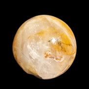 Yellow flower Calcite sphere from Madagascar 436g in sunshine - Rocks and Things Store