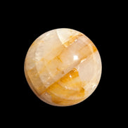 Yellow flower Calcite sphere from Madagascar 436g in sunshine - Rocks and Things Store