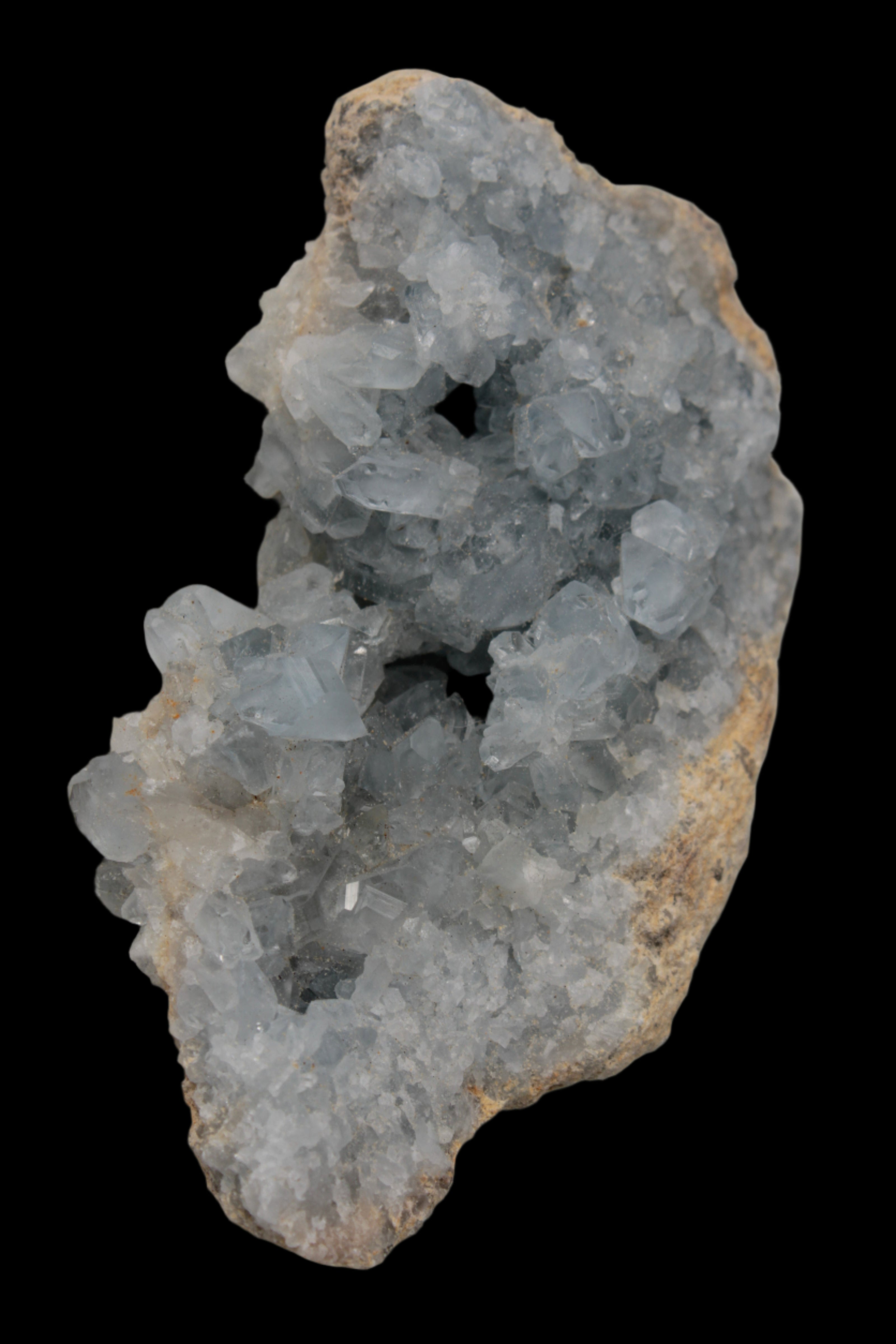 Celestite geode 314g in sunlight - Rocks and Things Store