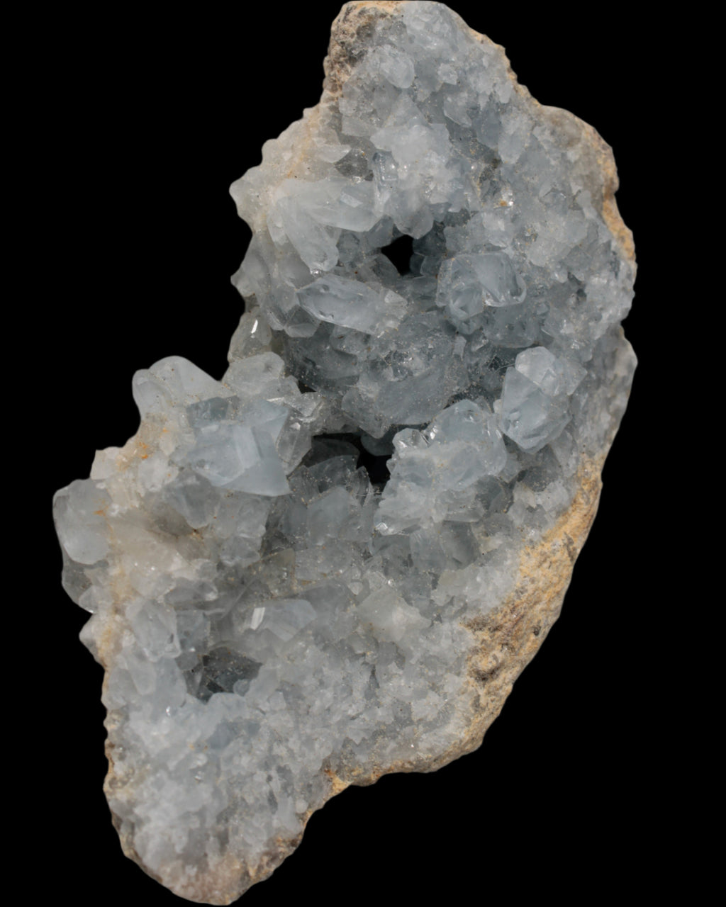 Celestite geode 314g in sunlight - Rocks and Things Store