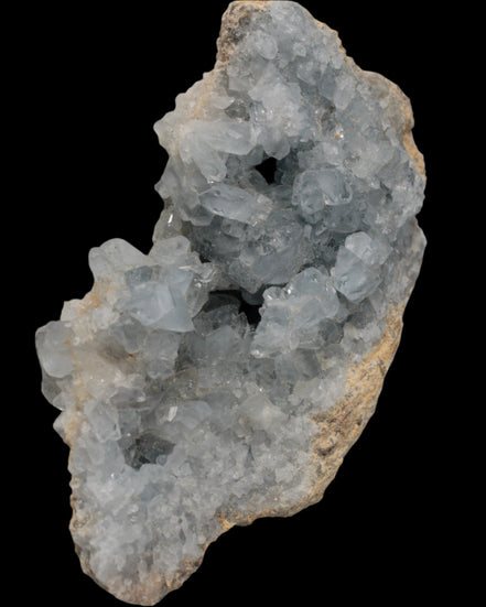 Celestite geode 314g in sunlight - Rocks and Things Store
