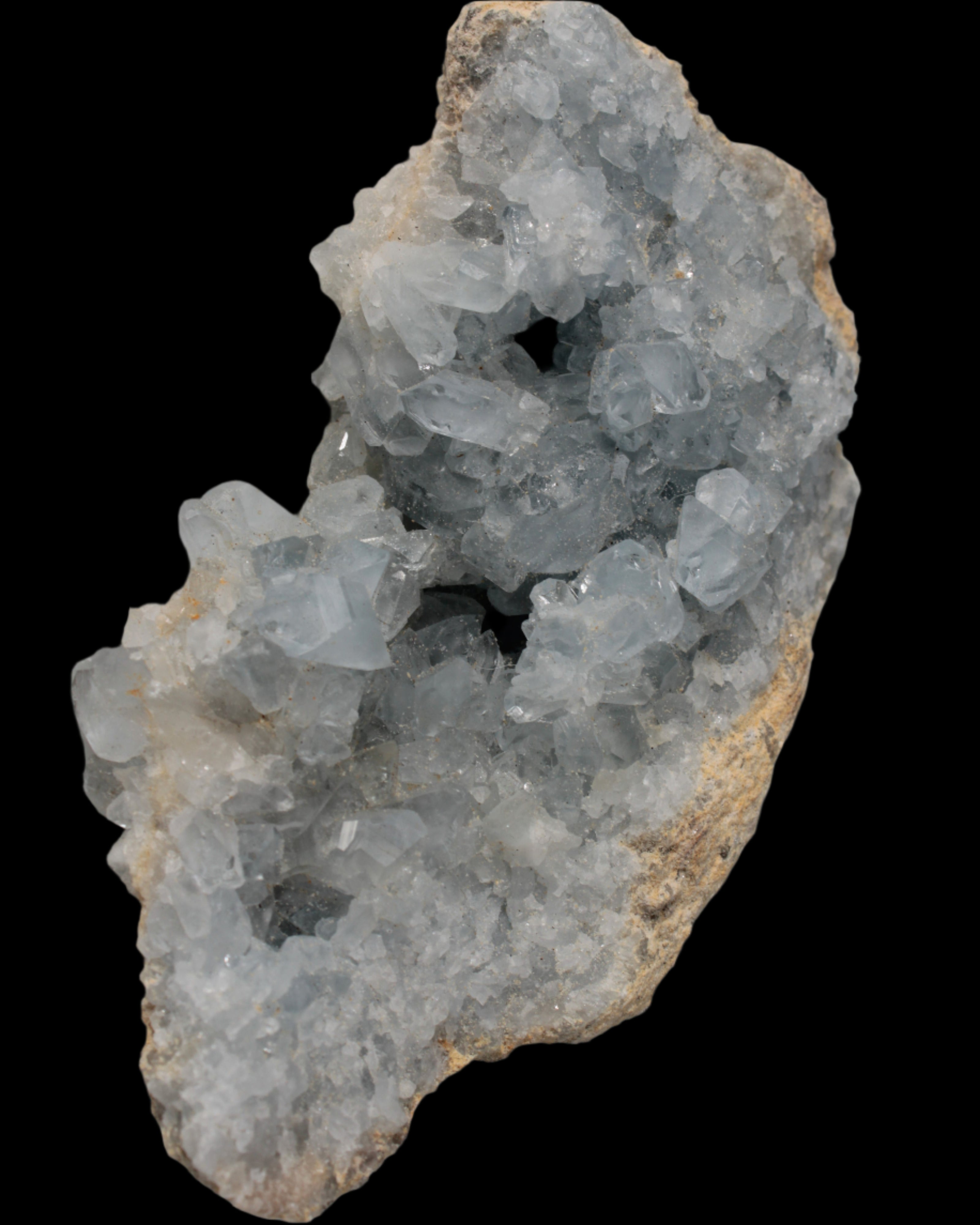 Celestite geode 314g in sunlight - Rocks and Things Store